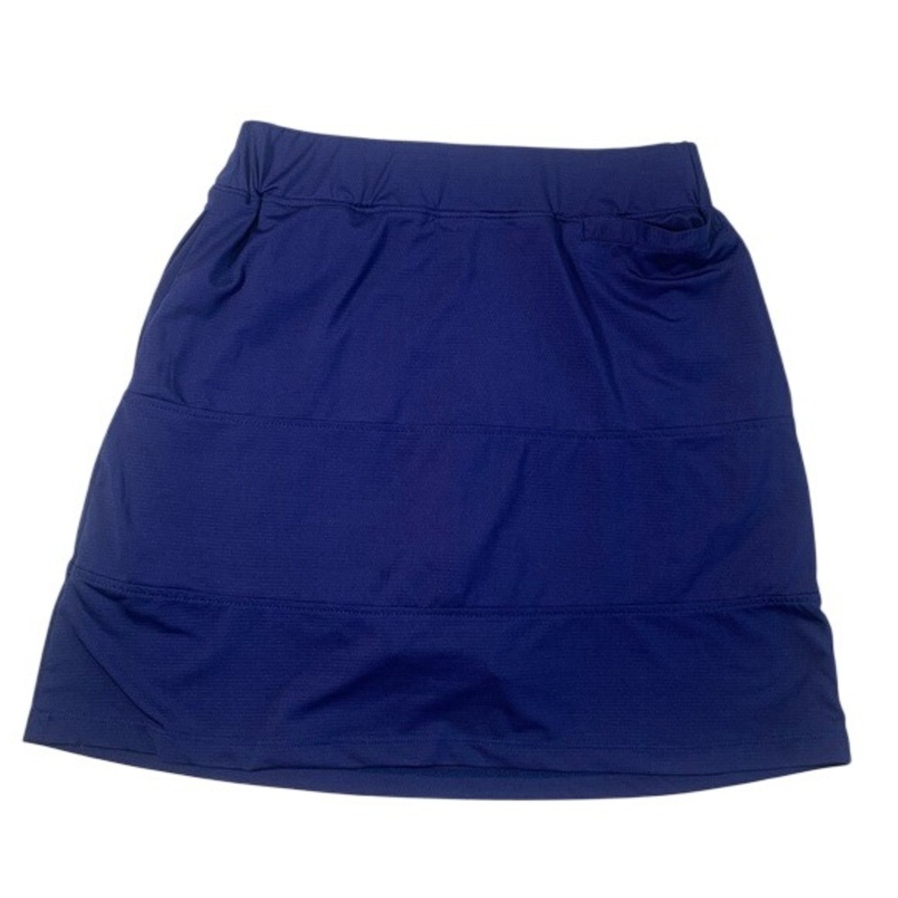 Court Haley Women's M Navy Blue Athletic Tiered Skort Tenniscore Golf Sporty